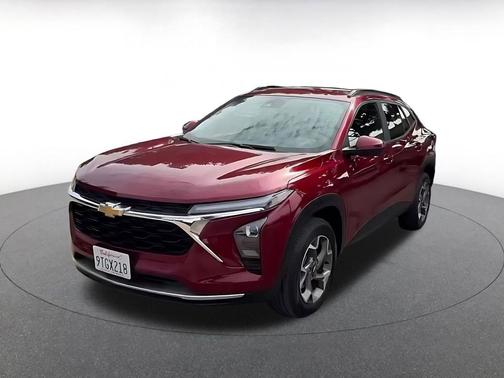 Crimson Metallic 2025 Chevrolet Trax LT