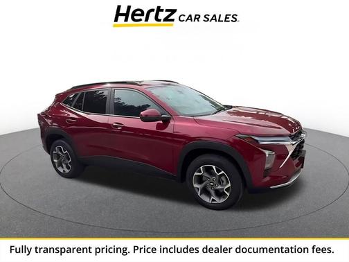Crimson Metallic 2025 Chevrolet Trax LT