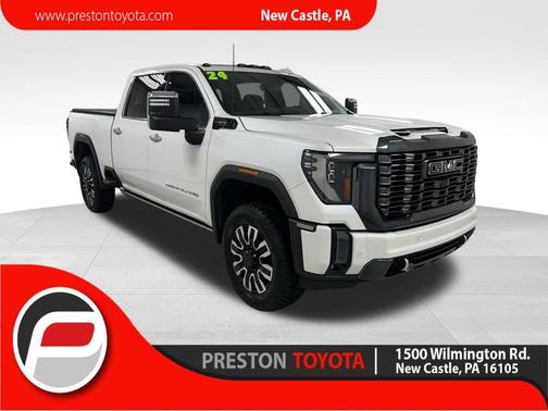 White Frost Tricoat 2024 GMC Sierra 2500 Denali Ultimate