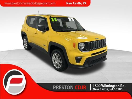 Solar Yellow Clearcoat 2023 Jeep Renegade Latitude