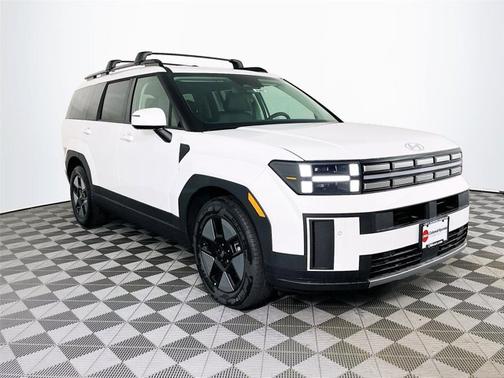 White 2025 Hyundai SANTA FE HEV SEL