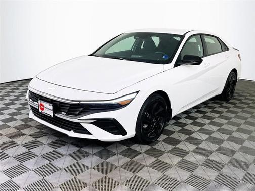 White 2026 Hyundai ELANTRA HEV SEL Sport