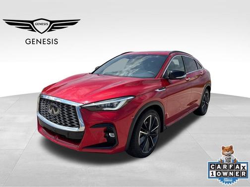 Dynamic Sunstone Red 2023 INFINITI QX55 ESSENTIAL