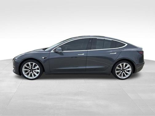 Silver Metallic 2018 Tesla Model 3 Mid Range