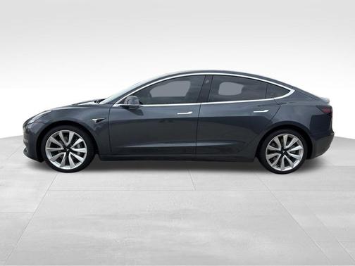 Silver Metallic 2018 Tesla Model 3 Mid Range