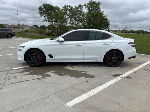 Alta White 2026 Genesis G70 3.3T AWD Sport Prestige