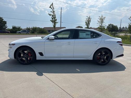 Alta White 2026 Genesis G70 3.3T AWD Sport Prestige