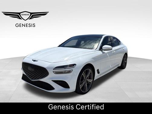 Alta White 2025 Genesis G70 2.5T AWD