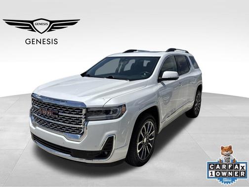 White Frost Tricoat 2020 GMC Acadia Denali