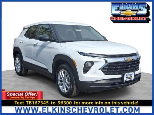 Summit White 2026 Chevrolet Trailblazer LS