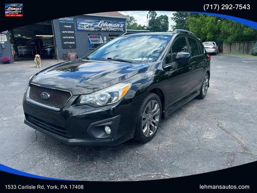 Black 2012 Subaru Impreza 2.0i Sport Premium
