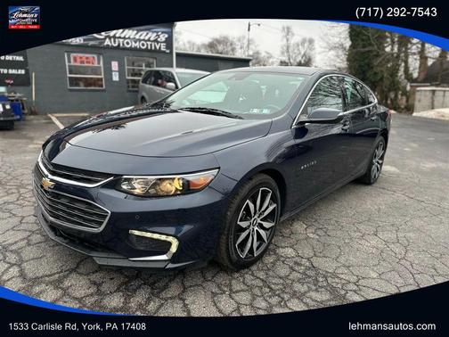 Blue 2016 Chevrolet Malibu 2LT