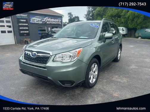 Jasmine Green Metallic 2015 Subaru Forester 2.5i Premium
