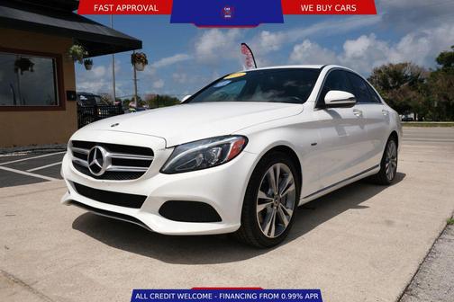 White 2018 Mercedes-Benz C-Class C 350e Plug-In Hybrid Sedan 4D