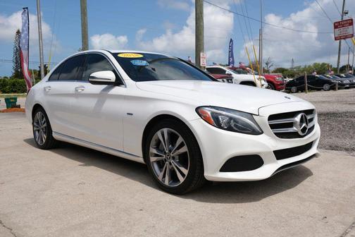White 2018 Mercedes-Benz C-Class C 350e Plug-In Hybrid Sedan 4D