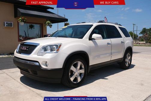 White Diamond Tricoat 2012 GMC Acadia SLT-1