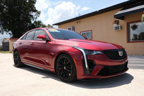 Radiant Red Tintcoat 2024 Cadillac CT4-V V-Series Blackwing