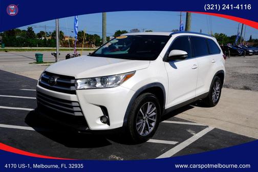 Blizzard Pearl 2019 Toyota Highlander XLE