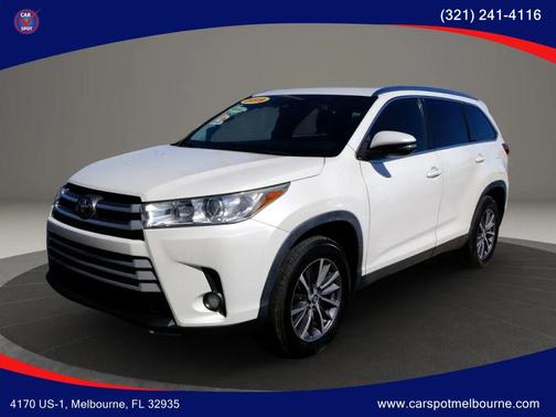 Blizzard Pearl 2019 Toyota Highlander XLE