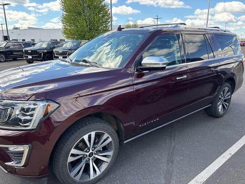Burgundy Velvet Metallic Tinted Clearcoat 2021 Ford Expedition Max Platinum