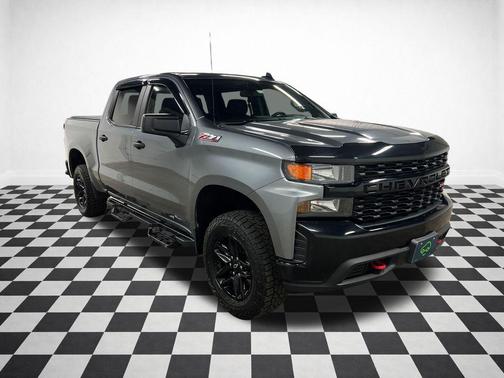 Satin Steel Metallic 2021 Chevrolet Silverado 1500 Custom Trail Boss