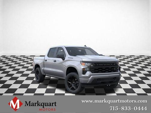 ARGENT SILVER METALLIC 2026 Chevrolet Silverado 1500 Custom Truck