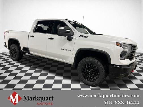 Summit White 2026 Chevrolet Silverado 3500 3500 SRW CREW LTZ 4WD