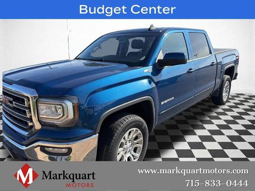 Stone Blue Metallic 2017 GMC Sierra 1500 SLE