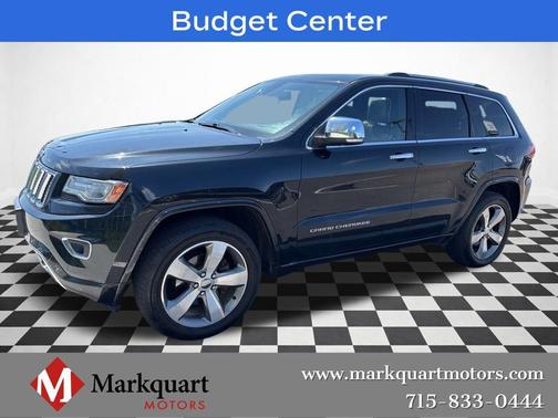 Brilliant Black Crystal Pearlcoat 2014 Jeep Grand Cherokee Overland SUV