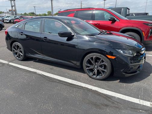 Crystal Black Pearl 2019 Honda Civic Sport