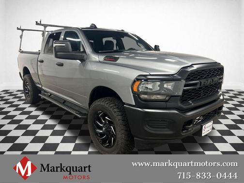 Billet Silver Metallic Clearcoat 2024 RAM 3500 Tradesman Crew Cab 4x4 6'4' Box