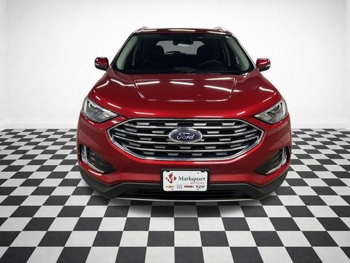 Rapid Red Metallic Tinted Clearcoat 2024 Ford Edge Titanium