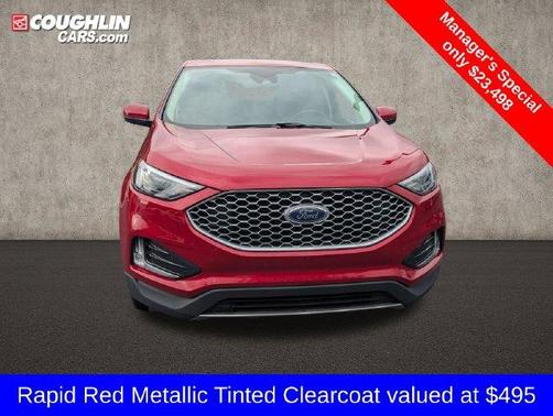Red Metallic 2023 Ford Edge SEL