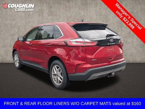 Red Metallic 2023 Ford Edge SEL