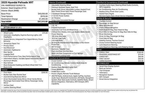 Steel / Graphite 2025 Hyundai PALISADE XRT