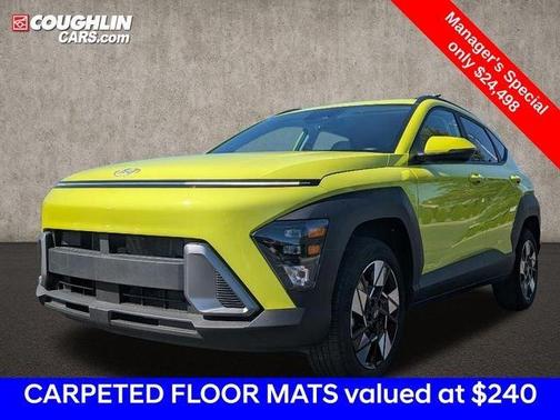 Yellow 2025 Hyundai KONA SEL