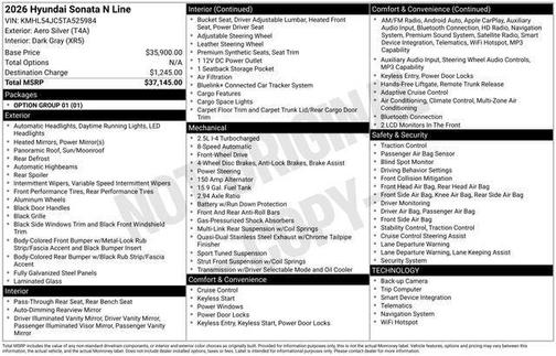 2026 Hyundai SONATA N Line