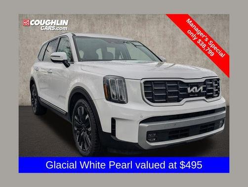 Glacial White Pearl 2024 Kia Telluride SX