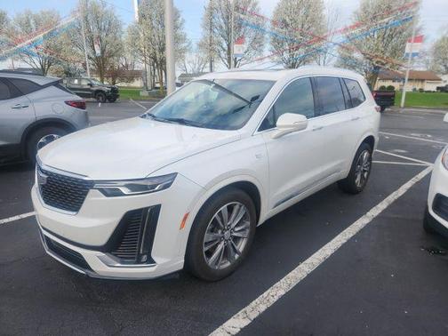 Crystal White Tricoat 2021 Cadillac XT6 Premium Luxury AWD