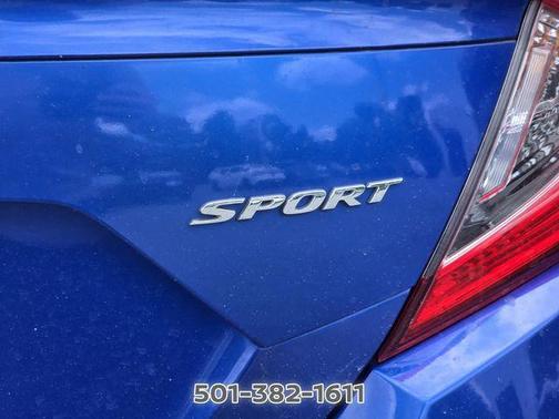Aegean Blue Metallic 2020 Honda Civic Sport