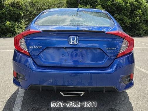 Aegean Blue Metallic 2020 Honda Civic Sport
