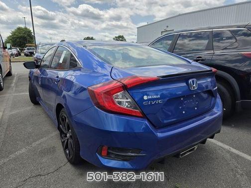 Aegean Blue Metallic 2020 Honda Civic Sport