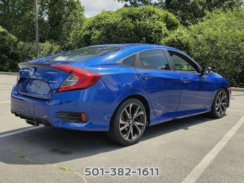 Aegean Blue Metallic 2020 Honda Civic Sport