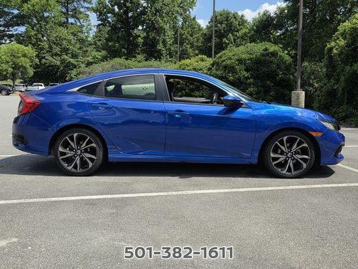 Aegean Blue Metallic 2020 Honda Civic Sport