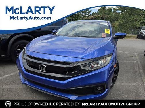 Aegean Blue Metallic 2020 Honda Civic Sport