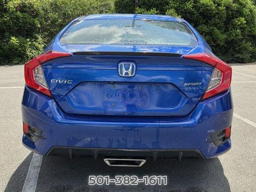 Aegean Blue Metallic 2020 Honda Civic Sport
