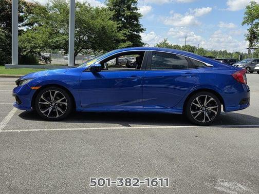 Aegean Blue Metallic 2020 Honda Civic Sport