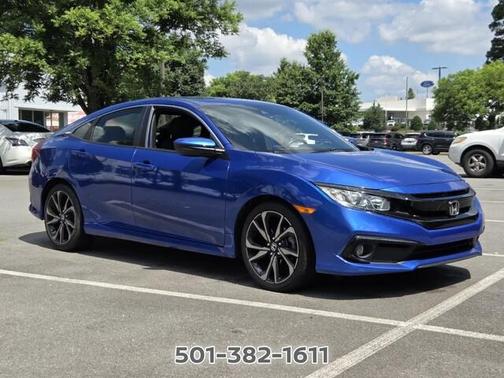 Aegean Blue Metallic 2020 Honda Civic Sport