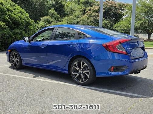 Aegean Blue Metallic 2020 Honda Civic Sport