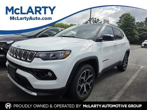 Bright White Clearcoat 2025 Jeep Compass Limited